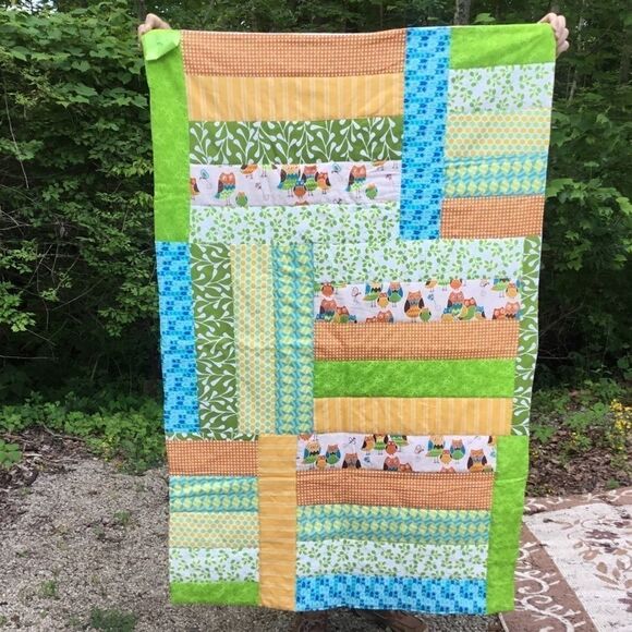 NWT Hand Crafted Owls Quilt - Picture 4 of 13